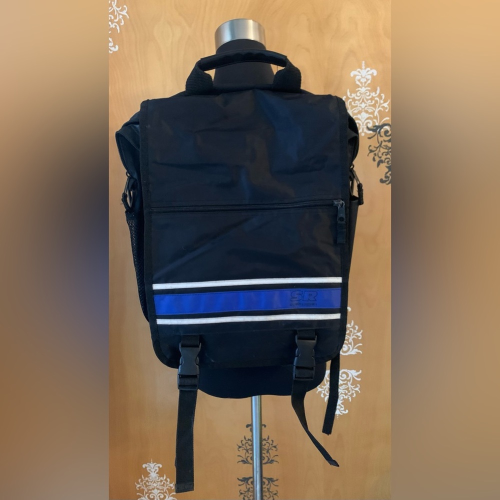 Vintage 90s Stone Ridge Medium Size Backpack w/ Adjustable Straps Black